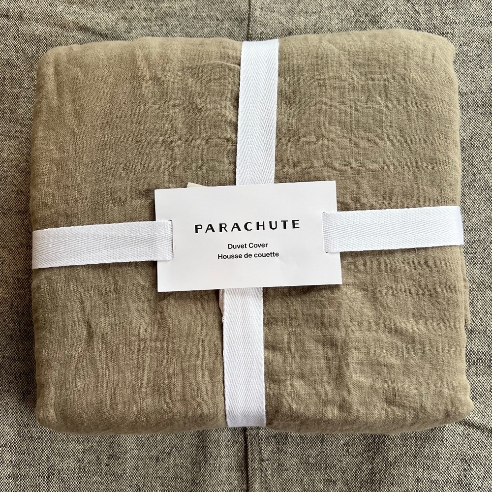 Parachute Linen Duvet Cover | Fawn | Twin/Twin XL